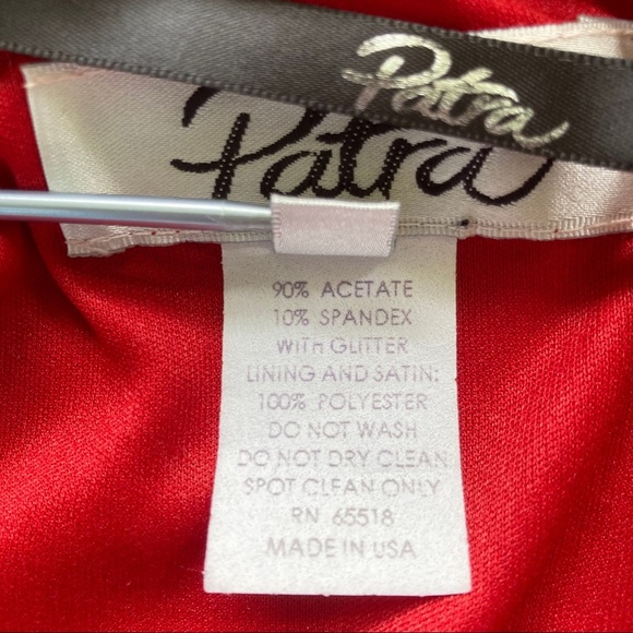 Gorgeous Vintage Patra Sleeveless A-Line Long Evening Cocktail Dress Size 12 - Picture 10 of 10